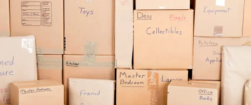 Master Movers packing box